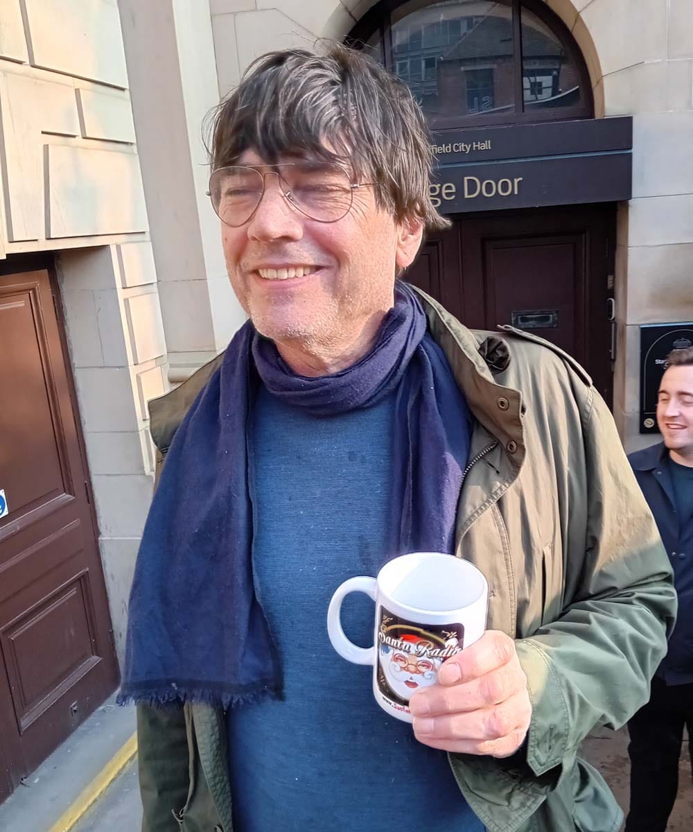 Alex James - Santa Radio Celebrity Guest Mugshot