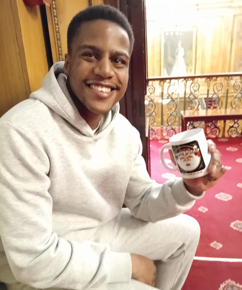 Calvin Moyo Boxer - Santa Radio Celebrity Mugshots