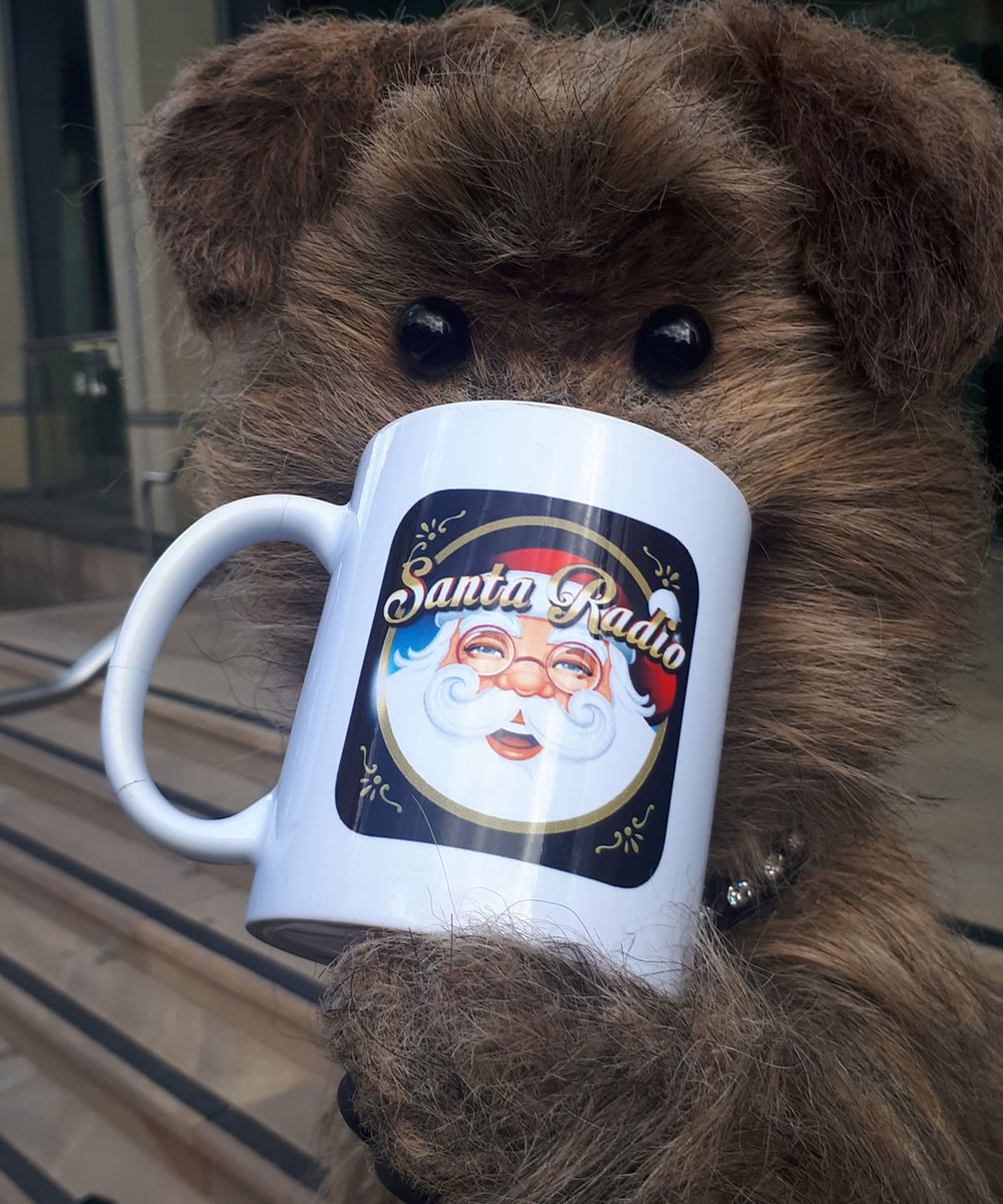 Hacker the Dog CBBC TV Dog - Santa Radio Celebrity Mugshots