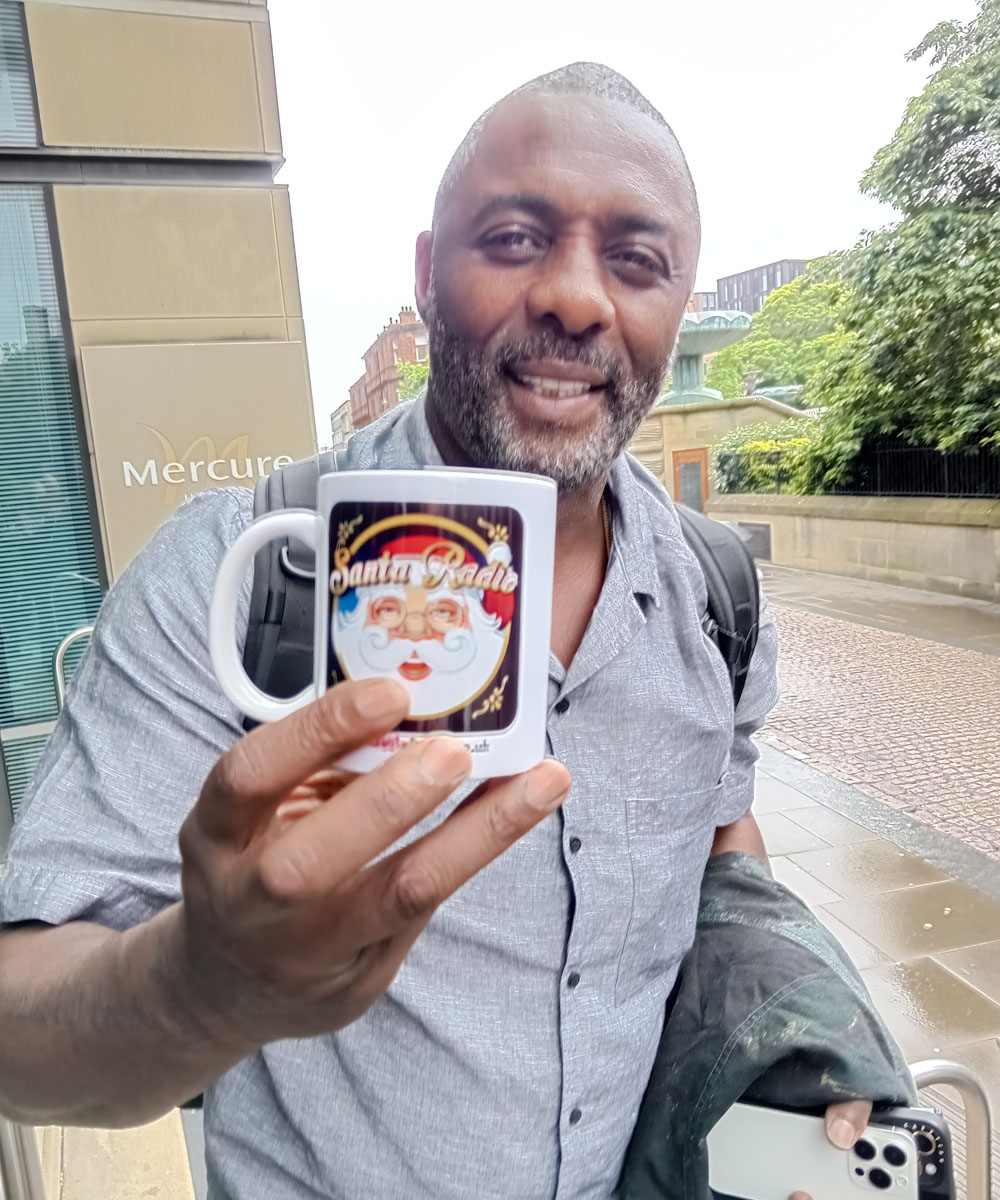 Idris Elba Actor - Santa Radio Celebrity Mugshots