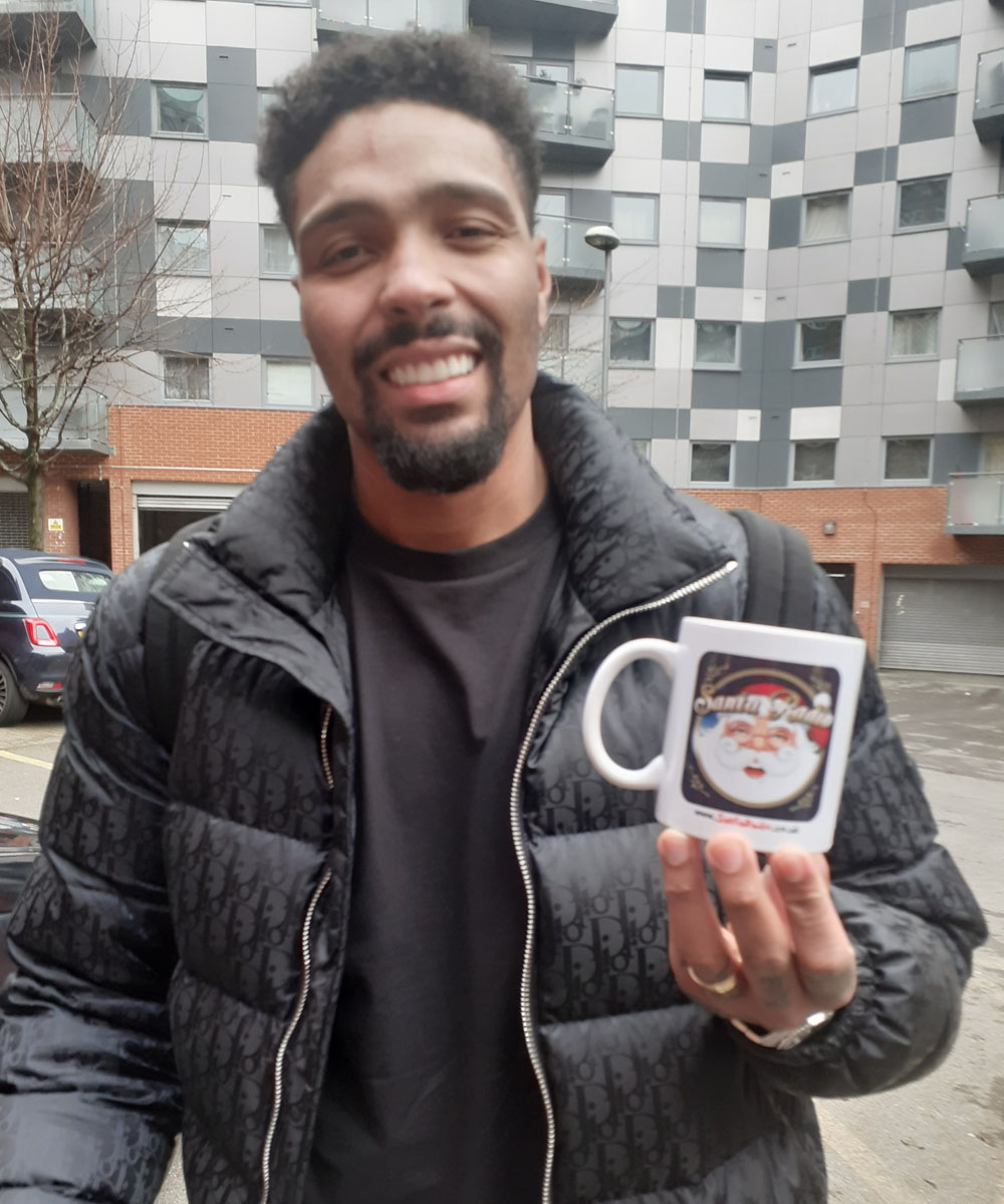 Jordan Banjo Dancer - Santa Radio Celebrity Mugshots