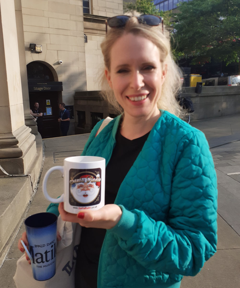 Lucy Beaumont Comedian & Writer - Santa Radio Celebrity Mugshots