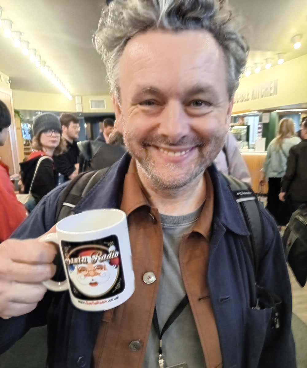 Michael Sheen Actor - Santa Radio Celebrity Mugshots