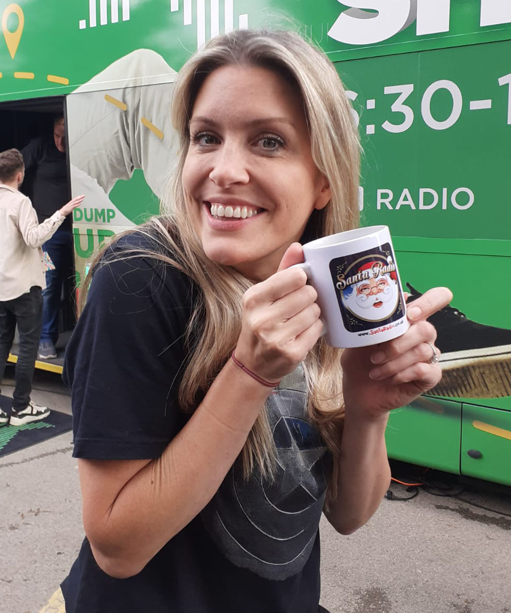 Pippa Tarrant Radio Presenter - Santa Radio Celebrity Mugshots