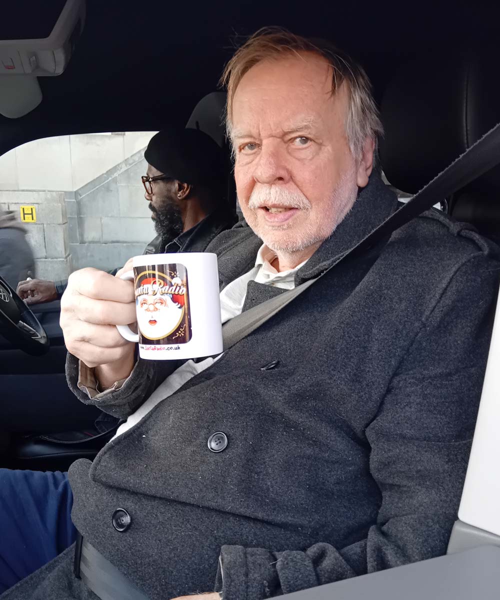 Rick Wakeman - Santa Radio Celebrity Guest Mugshot