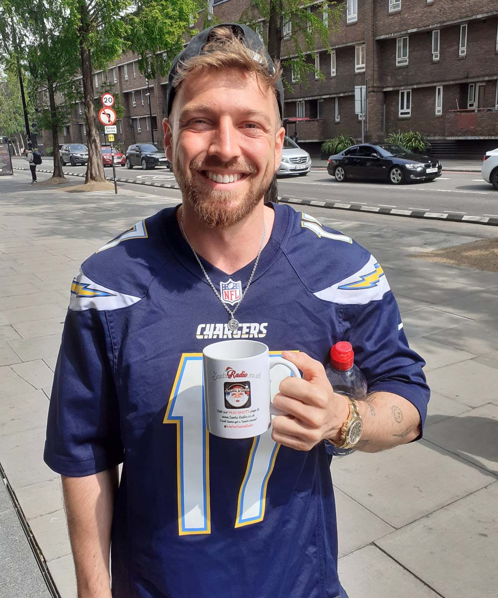 Sam Thompson DJ - Santa Radio Celebrity Mugshots