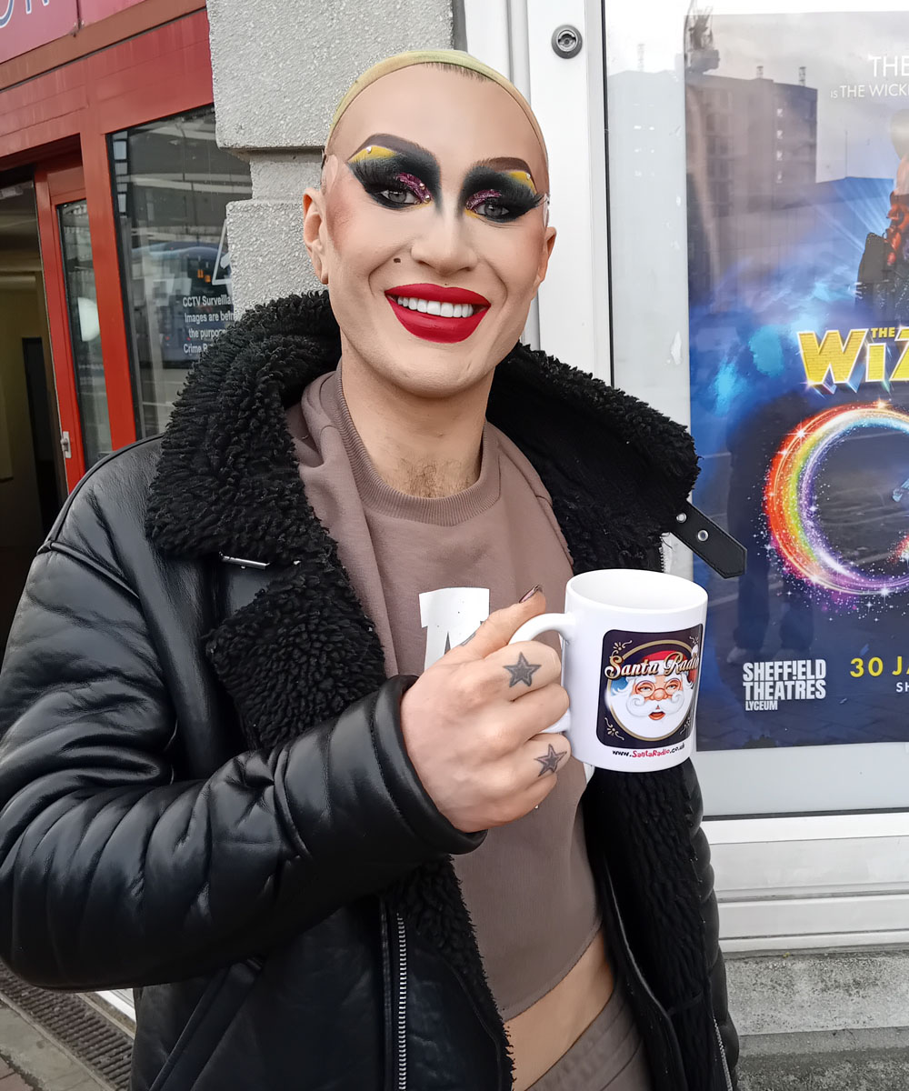 The Vivienne Drag Queen - Santa Radio Celebrity Mugshots