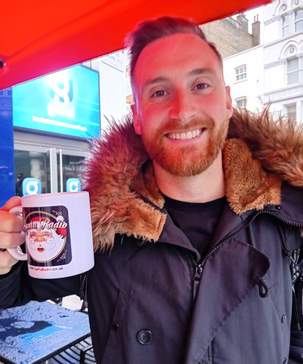 Toby Tarrant Radio Presenter - Santa Radio Celebrity Mugshots